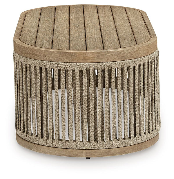Serena Shores - Mesa de centro rectangular - Beige