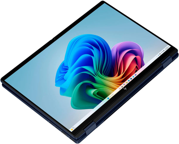 HP - OmniBook X Flip 2-in-1 - Copilot+ PC - 14" 2K Touch-Screen Laptop - Intel Core Ultra 5 226V - 16GB Memory - 512GB SSD - Atmospheric Blue