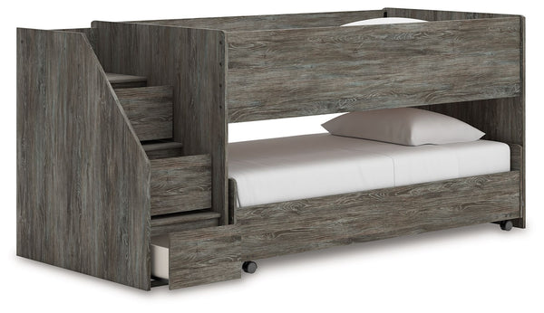 Frandern - Litera elevada doble sobre doble - Gris