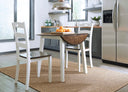 Woodanville - Round Dining Table Set #3pc.table,2chairs