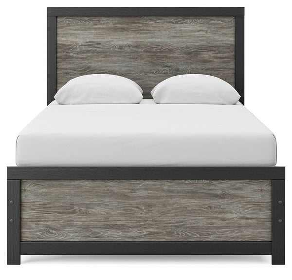 Broachmyn - Panel Bed #black #full