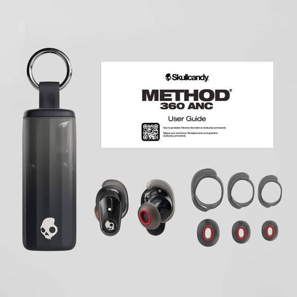 Skullcandy - Method 360 ANC True Wireless Noise Cancelling Earbuds - Bone