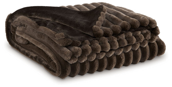 Alsonwell - Throw #darkbrown
