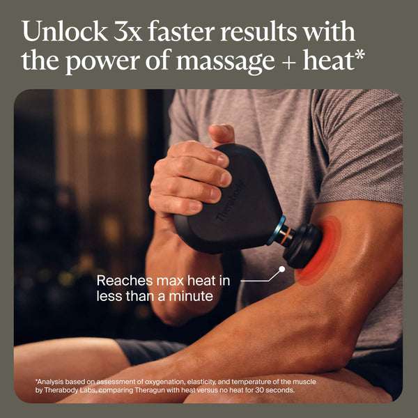 Therabody - Theragun Mini Plus - Heated, Travel-Sized Massage For Faster Recovery On-The-Go - Black