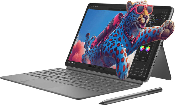 Lenovo - Yoga Tab - 11.1" 3.2K Tablet - 12GB RAM - 256GB UFS - with Keyboard + Pen - Luna Grey