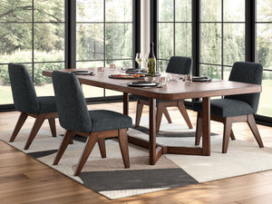 Dilenno - Extension Dining Table Set #5pc.table,4chairs