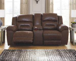 Stoneland - Power Reclining Living Room Set #darkbrown