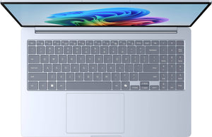 Samsung - Galaxy Book4 Edge - Copilot+ PC - 15.6" LED Laptop - Snapdragon X- 16GB Memory- 512 GB Storage - Sapphire Blue