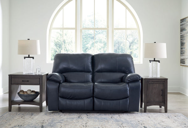 Leesworth - Reclining Loveseat #blue