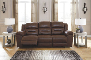 Stoneland - Power Reclining Living Room Set #darkbrown