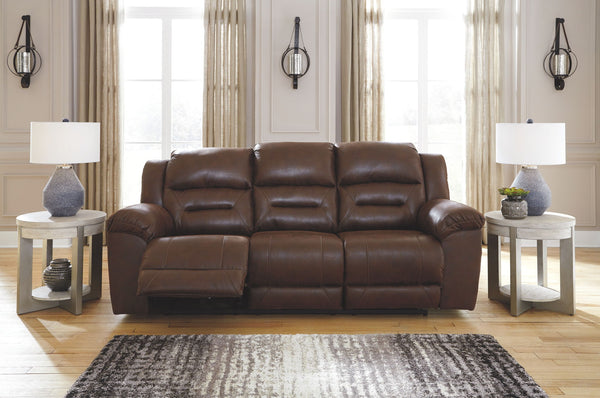 Stoneland - Power Reclining Living Room Set #darkbrown
