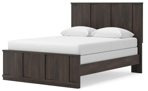 Shaehartin - Panel Bed #queen