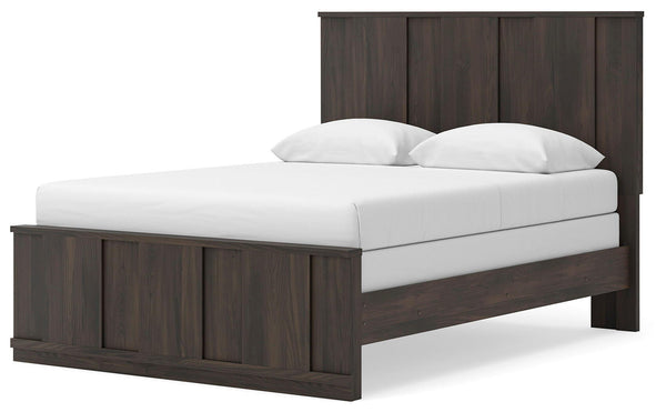 Shaehartin - Panel Bed #queen