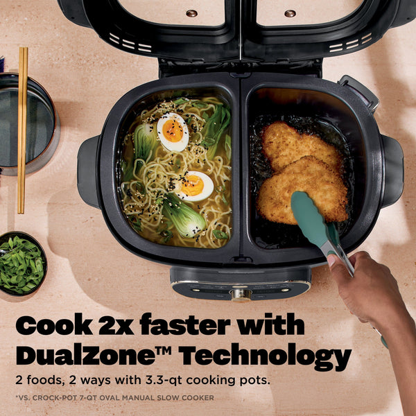 Ninja - MultiPot XL 12-in-1 DualZone Multicooker - Cyberspace