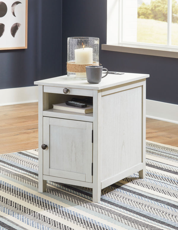 Treytown - Chair Side End Table #beige