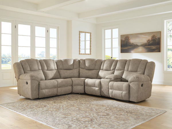 Pearce-Pike - Reclining Sectional #3pc.rightarmfacingrecliningloveseatsectional