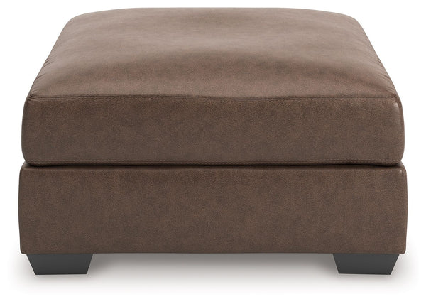 WillowBend - Oversized Accent Ottoman - Umber