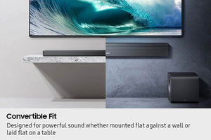 Samsung - Q-Series HW-QS750F 5.1.2 Ch Soundbar with Subwoofer and Rear Speakers - Titan Black