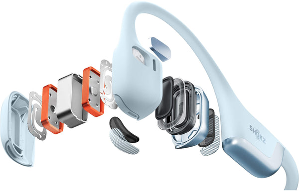 Shokz - OpenRun Pro 2 Mini Wireless Bone Conduction Open-Ear Bluetooth Sports Headphones - Sky Blue