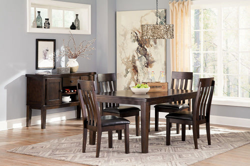 Haddigan - Dining Table With Side Chairs #5pc.table,4chairs