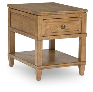 Sharlance - Mesa auxiliar rectangular - Marrón claro