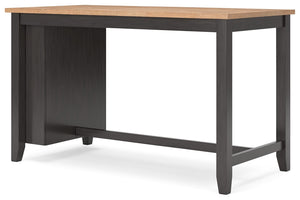 Gesthaven - Rectangular Dining Room Counter Set #darkbrown