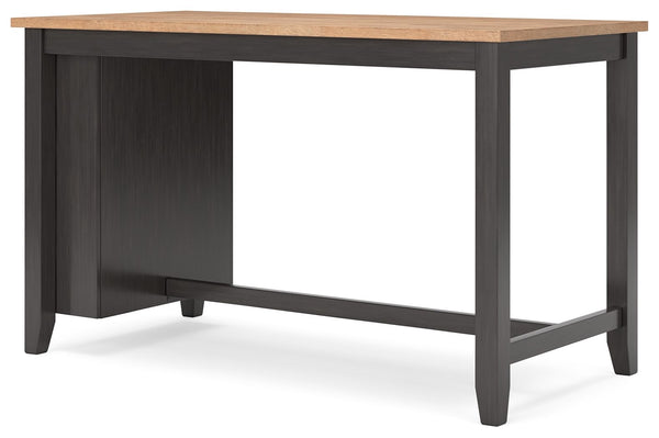 Gesthaven - Rectangular Dining Room Counter Set #darkbrown
