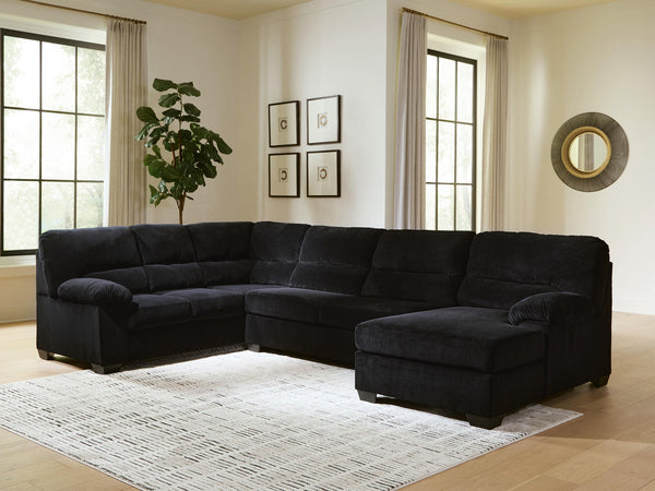 SimpleJoy - 3 Piece Sectional #black #3pc.rafcornerchaisesectional