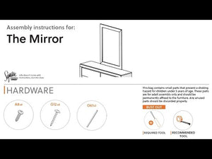Stelsie - Bedroom Mirror - White