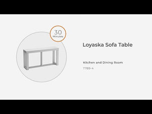 Loyaska - Mesa de Sofá - Marrón / Marfil