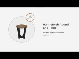 Hanneforth - Mesa auxiliar redonda - Marrón