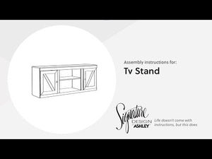 Wynnlow - Mueble de TV con opción de chimenea