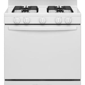 Amana - 5.1 Cu. Ft. Freestanding Gas Range - White