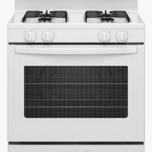Amana - 5.1 Cu. Ft. Freestanding Gas Range - White