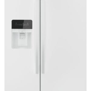 Amana - 24.5 Cu. Ft. Side-by-Side Refrigerator with Water and Ice Dispenser - White