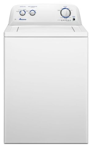 Amana - 3.5 Cu. Ft. High Efficiency Top Load Washer with Dual Action Agitator - White