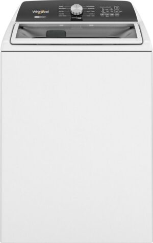 Whirlpool - 4.7-4.8 Cu. Ft. High Efficiency Top Load Washer with 2 in 1 Removable Agitator - White
