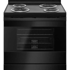 Amana - 4.8 Cu. Ft. Freestanding Electric Range - Black