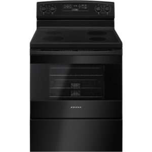 Amana - 4.8 Cu. Ft. Freestanding Electric Range - Black
