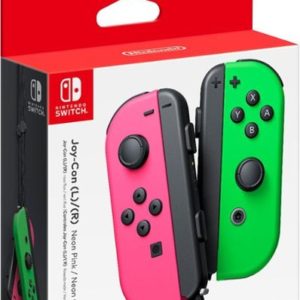 Joy-Con (L/R) Wireless Controllers for Nintendo Switch - Neon Pink/Neon Green