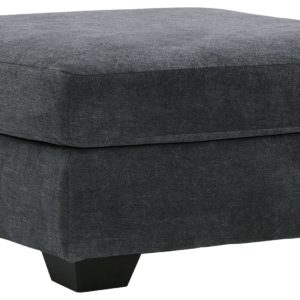 Ambrielle - Gunmetal - Oversized Accent Ottoman