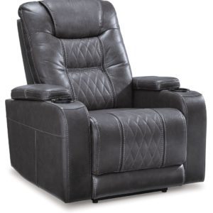 Composer - Gray - Pwr Recliner/Adj Headrest
