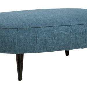 Hollyann - Blue - Oversized Accent Ottoman