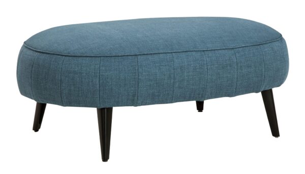 Hollyann - Blue - Oversized Accent Ottoman