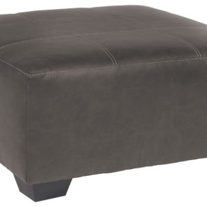 Aberton - Gray - Oversized Accent Ottoman