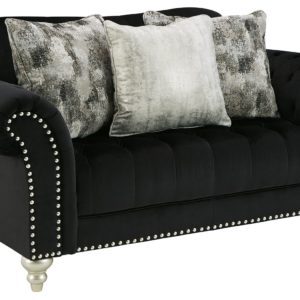 Harriotte - Black - Loveseat