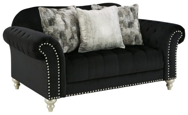 Harriotte - Black - Loveseat