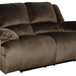 Clonmel - Chocolate - Reclining Power Loveseat