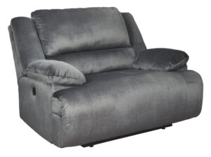 Clonmel - Charcoal - Zero Wall Wide Seat Recliner
