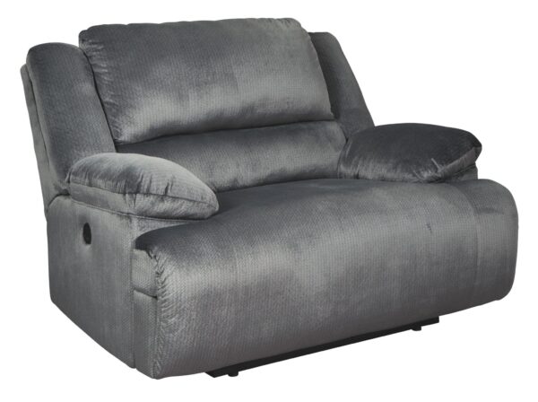 Clonmel - Charcoal - Zero Wall Wide Seat Recliner